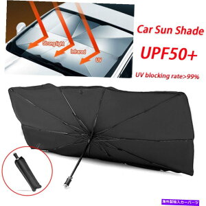 TVF[h J[TVF[htgKXTVF[htgEBhEJo[oCU[UVP܂肽݉\ Car Sun Shade Windshield Sunshade Front Window Cover Visor UV Umbrella Foldable
