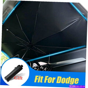 TVF[h _bW^ԃtgKXPTVF[h܂肽ݐ܂肽uvubNoCU[p For Dodge Large Car Windshield Umbrella Sunshade Foldable Heat UV Block Visor