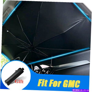 TVF[h GMCJ[̑^tgKXzPVF[h܂肽݉\UVubNXN[oCU[ For GMC Car Large Windshield Sun Umbrella Shade Foldable UV Block Screen Visor