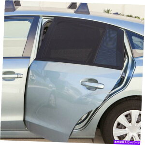TVF[h ubNJ[TChEBhETVF[hTVF[hJo[oCU[bVXN[V[hی Black Car Side Window Sunshade Sun Shade Covers Visor Mesh Screen Shield Protect