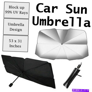 TVF[h V{[SUVJ[tgKXP̑zVF[h܂肽݉\ȑJo[oCU[p For Chevy SUV Car Windshield Umbrella Sun Shade Foldable Window Cover Visor