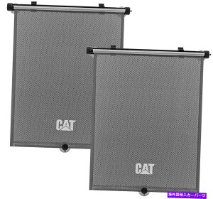 TVF[h 2 PC Caterpillar Side Window Sunshade Retractablev_E[[UVی 2 PC Caterpillar Side Window Sunshade Retractable Pull-Down Roller UV Protect
