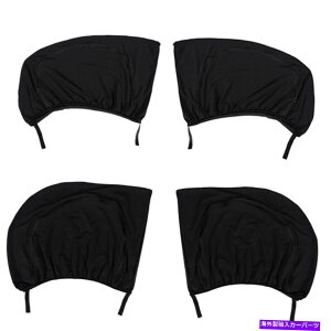 TVF[h 4xTVF[htgAEBhEXN[Jo[TVF[hveN^[J[ANZT[ 4x Sun Shade Front & Rear Window Screen Cover Sunshade Protector Car Accessories