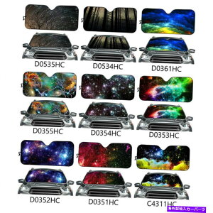 TVF[h t@V[MNV[XJCtH[hJ[TVF[hEBhEtgUVیubNoCU[ Fancy Galaxy Sky Folding Car Sun Shade Window Front UV protection Block Visor