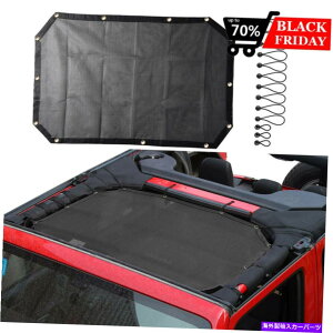 TVF[h bVTVF[hgbvJo[W[vO[2007-2018 jk a for jeep wrangler̓Ă~ Mesh Sunshade Top Cover UV Sun Protection for Jeep Wrangler 2007-2018 JK A