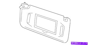 TVF[h {GMCgAbVOCpbZW[TChTVF[h23460563 Genuine GM Light Ash Gray Passenger Side Sunshade 23460563