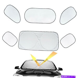 TVF[h 6xԂ̑zVF[h܂肽݉\ȃtgKXV[hoCU[ubNJo[jo[T 6x Car Sun Shade Foldable Windshield Shield Visor Block Cover Universal