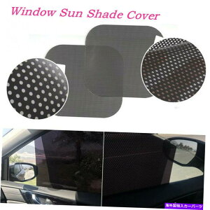 �T���V�F�[�h 2 PCS 28 "x20"�u���b�NPVC���j�o�[�T���J�[SUV�����z�V�F�[�h�J�o�[�v���e�N�^�[�t�B���� 2 Pcs 28"x20" Black PVC Universal Car SUV Window Sun Shade Cover Protector Film