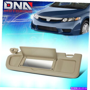 �T���V�F�[�h 2006-2011 Honda Civic Factory Style Tan Driver Left Side Sun Visor Sunshade FOR 2006-2011 HONDA CIVIC FACTORY STYLE TAN DRIVER LEFT SIDE SUN VISOR SUNSHADE�y���s�A���i�z