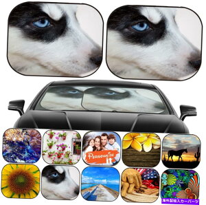 TVF[h tgKXJo[TVF[h2 PCjo[TtBbg摜IDF10537701̃nXL[ Windshield Cover Sun Shade 2 pc Universal Fit Image ID: 10537701 Purebred husky