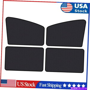 �T���V�F�[�h 4x�}�O�l�e�B�b�N�J�[�T�C�h�t�����g���A�E�B���h�E�T���V�F�[�h�J�o�[���b�V���V�[���hUV�ی� 4X Magnetic Car Side Front Rear Window Sun Shade Cover Mesh Shield UV Protect US