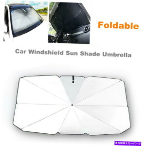 TVF[h Ԃ̃tgKXTVF[hP܂肽J[xTVF[hJo[UVubN Car Windshield Sun Shade Umbrella Foldable Car Umbrella Sunshade Cover UV Block