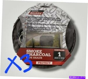 �T���V�F�[�h 3�f�B�b�L�[�`���R�[���T�C�h�T���V�F�[�h18 "w x 14����"�z���J�b�v�A�V���� 3 Dickies Charcoal Side Sun Shade 18" W x 14 H" with suction Cups, New