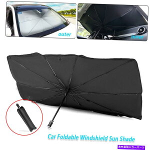 TVF[h ܂肽݉\ȎԂ̃tgKXTVF[htgEBhEJo[oCU[TVF[hPč Foldable Car Windshield Sunshade Front Window Cover Visor Sun Shade Umbrella US