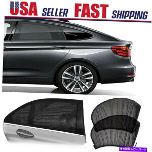 TVF[h 2xjo[TJ[ATChEBhEbVToCU[VF[hJo[V[hUVveN^[ 2x Universal Car Rear Side Window Mesh Sun Visor Shade Cover Shield UV Protector