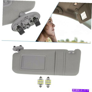 サンシェード 2007年から2011年のグレーサンバイザードライバートヨタカムリ付きトヨタカムリ +ミラーライトフリー GRAY SUN VISOR DRIVER for 2007-2011 Toyota Camry W/O SUNROOF + Mirror Light Free