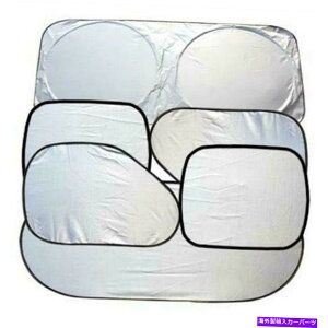 TVF[h A̐܂肽ݎ6xJ[EBhEtgKXV[hubNJo[ Sun Shade Foldable 6x Car Window Windshield Shield Block Cover Reflective