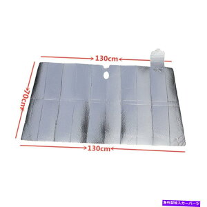 TVF[h Ԃ̃tgKXVF[hA܂肽݉\ȃA~zCTUVtgKXJo[1PCSVo[ Car Windshield Shade,Foldable Aluminum Foil Sun UV Windscreen Cover 1pcs Silver