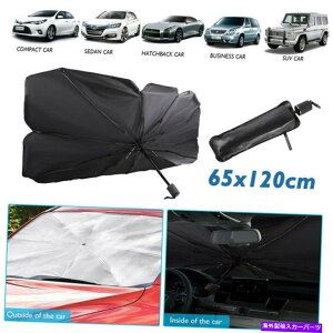 TVF[h 47 "Ԃ̃tgKXTVF[hoCU[܂肽݉\ȎPUVubNJo[BMWAEfB 47" Car Windshield Sun Shade Visor Foldable Umbrella UV Block Cover For BMW Audi
