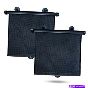 TVF[h TChEBhETVF[hi2pbNj|q̂߂̊i[[[TVF[h|Ԃ Side Window Sun Shade (2 Pack) | Retractable Roller Sunshade for Kids | Baby