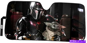 TVF[h ̃X^[EH[}_Axr[[_`ChTVF[hJ[/SUVjo[TtBbg Official Star War Mandalorian Baby Yoda The Child Sunshade Car/SUV Universal Fit