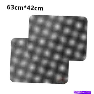 TVF[h 63cmx42cmJ[J[etgKXXebJ[TVF[hUVیtB/ 1yA 63cmx42cm Car Curtain Windshield Sticker Sun Shade UV Protection Films/ 1 Pair