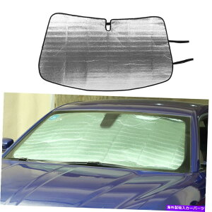 TVF[h Ԃ̃tgKXTVF[hoCU[UVubNJo[veN^[_bW[d2015-20 Car Windshield Sunshade Visor UV Block Cover Protector for Dodge Charger 2015-20
