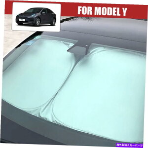 TVF[h Ԃ̃tgKXTVF[hJo[tgEBhEeXf3 Y US̓Ă~ Car Windshield Sun Shade Cover Front Window Sunscreen For Tesla Model 3 Y US