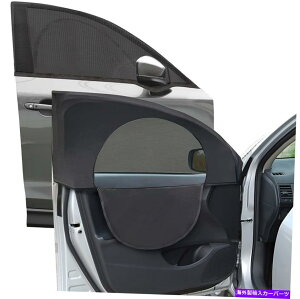 TVF[h 2PCSJ[EBhEVF[htgTChEBhEXN[Jo[bVV[hUVی 2pcs Car Window Shades Front Side Window Screen Cover Mesh Shield UV Protection