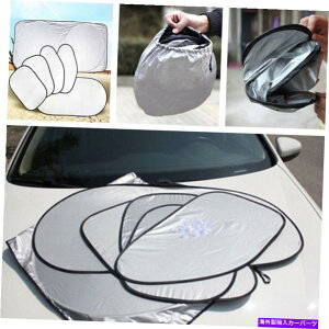 TVF[h 6xtgKXV[hubNJo[ˎԂ̑̓A܂肽ݐ܂肽 6x Windshield Shield Block Cover Reflective Car Window Sun Shade Foldable