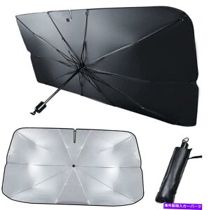 サンシェード 車のための傘のサンシェード Umbrella Sunshade for Car Blocks UV Rays Sun Visor Protector Sunshade for Interi