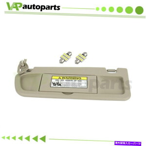 TVF[h gDF̃ToCU[́Az_VrbN2006-2011̂߂ɃhCo[Ɩ Warm Gray Sun Visor Left Driver For Honda Civic 2006-2011 W/ Mirror Lights Free