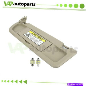 サンシェード ホンダシビック2006-2011 w/ミラーライト無料 Warm Gray Sun Visor Left Side For Honda Civic 2006-2011 W/ Mirror Lights Free