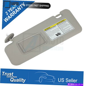 TVF[h 2012Nɍ̍̍tBbg̃O[ToCU[2.7L 3.5L Gray Sun Visor W/Vanity Light Left Side Fit For 2012 Toyota Highlander 2.7L 3.5L