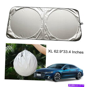 �T���V�F�[�h �Ԃ̓��A�̃t�����g�K���X�T���o�C�U�[�J�o�[�g���b�N�o����UV���C�Y�T���v���e�N�^�[ Car Sun Shade Windshield Sun Visor Cover for Truck Van Car UV Rays Sun Protector