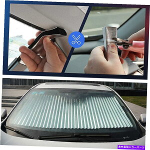 TVF[h i[ԃtgKXÃJ[eUV UJo[یR6Q5 Auto Retractable Car Windshield Sun Shade Curtain UV U Cover Protection R6Q5