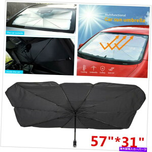 TVF[h J[SUV܂肽ݎPtgKXTVF[hoCU[܂肽ݎ57 "*31" USA Car & SUV Foldable Umbrella Windshield Sunshade Visor Folding Cover 57"*31" USA