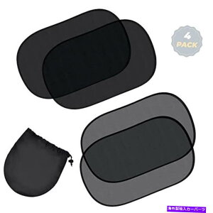 TVF[h econourxr[J[EBhEVF[h-20 "x12"i4pbNj|J[TChEBhETVF[hFO EcoNour Baby Car Window Shades - 20"x12" (4 Pack) | Car Side Window Sun Shade fo