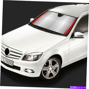 TVF[h {̃fBbL[NVbNgAR[fBII[gTVF[hVo[bhxGA[G3] Genuine Dickies Classics Retro Accordion Auto Sunshade Silver & Red Bel-Air [G3]