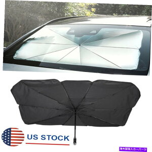 TVF[h 57*31C`J[SUV܂肽݉\ȎPTVF[hoCU[܂肽ݎJo[ 57*31 inches Car & SUV Foldable Umbrella Windshield Sunshade Visor Folding Cover