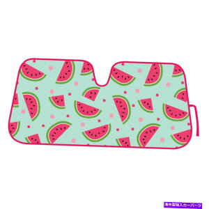 TVF[h X^CI[gTVF[hA58x27 "܂肽ݑoCU[AW[V[ȃXCJ Beautiful Style Auto Sunshade, 58x27" Folding Window Visor, Juicy Watermelon