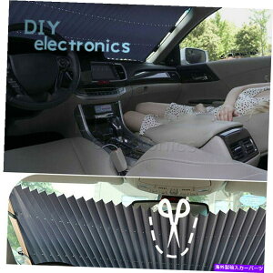 TVF[h I[gVF[h܂肽ݎԊi[J[eUVیToCU[65*155cmč Auto Shade Folding Car Retractable Curtain UV Protection Sun Visor 65*155CM US