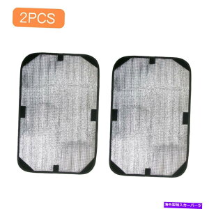 TVF[h 2PCSTVF[hJo[vCoV[Jo[XvOĂ~߂̊Ő̊O̍Jo[ 2Pcs Sunshade Cover Black Outside Silver Inside Privacy Cover Spring Sunscreen