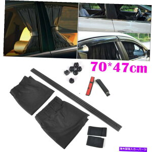 TVF[h 2xԂ̑zVF[hEBhEXN[Jo[TVF[hUVی쎩ԃgbNJ[e 2x Car Sun Shade Window Screen Cover Sunshade UV Protection Auto Truck Curtain