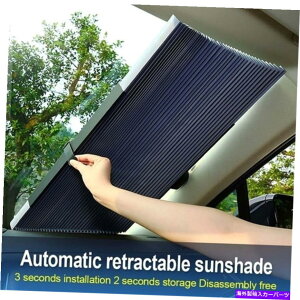 TVF[h Ԃ̃tgKXTVF[hJo[tgEBhEĂ~vsiori[oCU[č Car Windshield Sunshade Cover Front Window Sunscreen Vsior Retractable Visor US