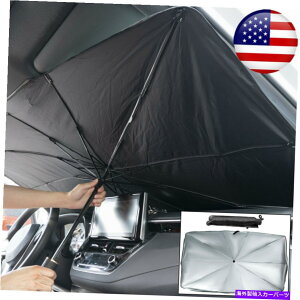 TVF[h J[tgtgKXTVF[hoCU[Jo[ubNq[gUV܂肽݉\ȎP46 " Car Front Windshield Sun Shade Visor Cover Block Heat UV Foldable Umbrella 46"