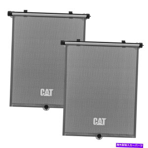 TVF[h Caterpillar 2PCi[TChEBhETVF[hAׂĂ̎ԗɕՓIȃtBbg Caterpillar 2PC Retractable Side Window Sunshade, Universal Fit for All Vehicles