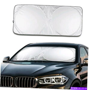 TVF[h J[EBhEtgAtgKXTV[hV[hJo[oCU[UVubN܂肽݉\ Car Window Front Rear Windshield Sun Shade Shield Cover Visor UV Block Foldable