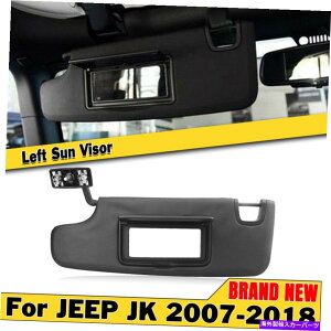�T���V�F�[�h Jeep Wrangler JK 2007 2008 2009-2018���C�N�A�b�v�~���[�t��Sunvisor Sun Shade For Jeep Wrangler JK 2007 2008 2009-2018 Sunvisor Sun Shade With Make-up Mirror�y���s�A���i�z