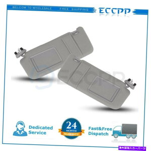 TVF[h  +Êʂݑz̃oCU[yAƃT[t06-08g^J LEFT + RIGHT Side Plush Cloth Sun Visors Pair W/Sunroof For 06-08 TOYOTA CAMRY